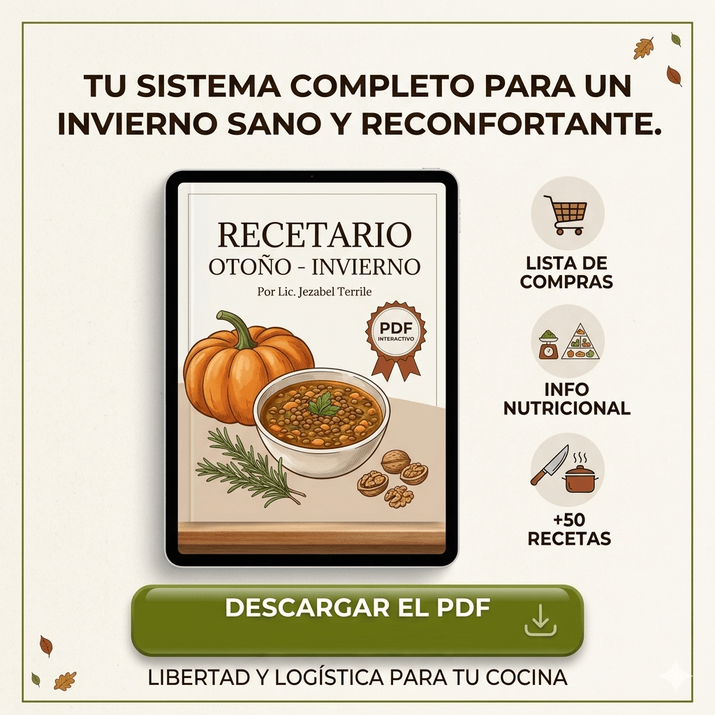 Recetario Otoño Invierno - Recetas saludables por Lic. Jezabel Terille